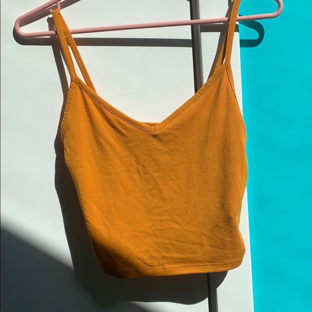 Forever 21 mustard tank top